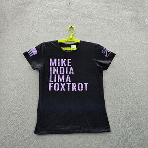 Grunt Style Women Shirt XL Black MILF Military Phrase Logo Tee